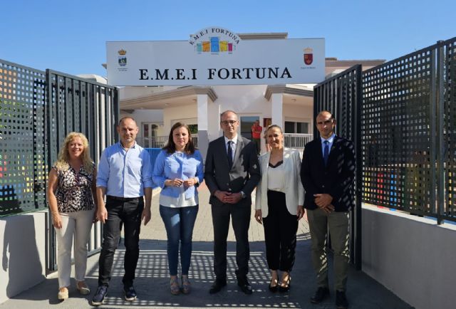 Educación financia con 245.000 euros la ampliación de la Escuela Infantil Municipal de Fortuna